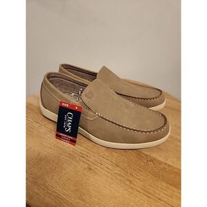 Chaps Men's Freepoint Loafer Shoe Taupe Size 9 Brand New